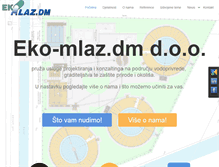 Tablet Screenshot of eko-mlaz.hr